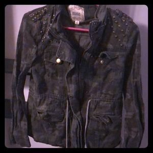 Studded army jacket